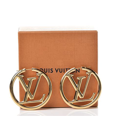 louis vuitton big hoops|louis vuitton gold hoop earings.